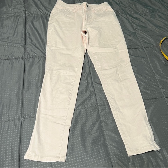Talbots light pink cropped pants cotton spandex size 2 petite 2P - Picture 4 of 9